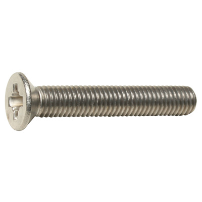 M4 x 8 A2 Pozi Csk M/Screw Stainless Steel DIN 965