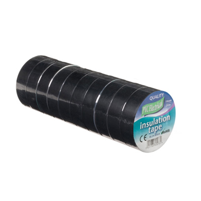 19mm X 20mtr Black Electrical Tape Ultratape Cat - Pv0120Black