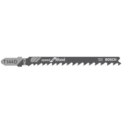 Jigsaw Blade - Speed For Wood Pack Of 5 2608630040 T144D Bosch
