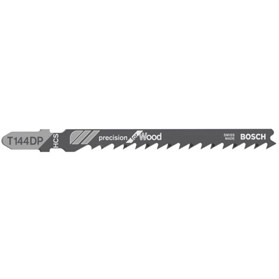 Jigsaw Blade - Wood Precision Pack Of 5 2608633A35 T144Dp Bosch
