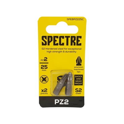 Spectre S2 Bits Per 2 (Carded) PZ3x25mm