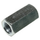 M6 X 18mm Hex Connecting Nut      Class 6 Zinc Plated DIN 6334