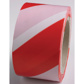 70mm X 500M Red/White Hazard Tape (Non Adhesive) Cat- Na0040Re/Wh