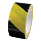 50mm X 33mtr Hazard Warning Tape Black / Yellow Cat - Hw0037Bk/Yw